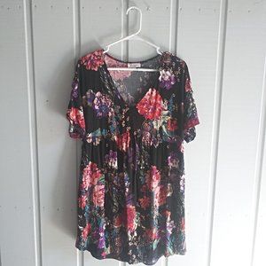 M Women's Floral Dress